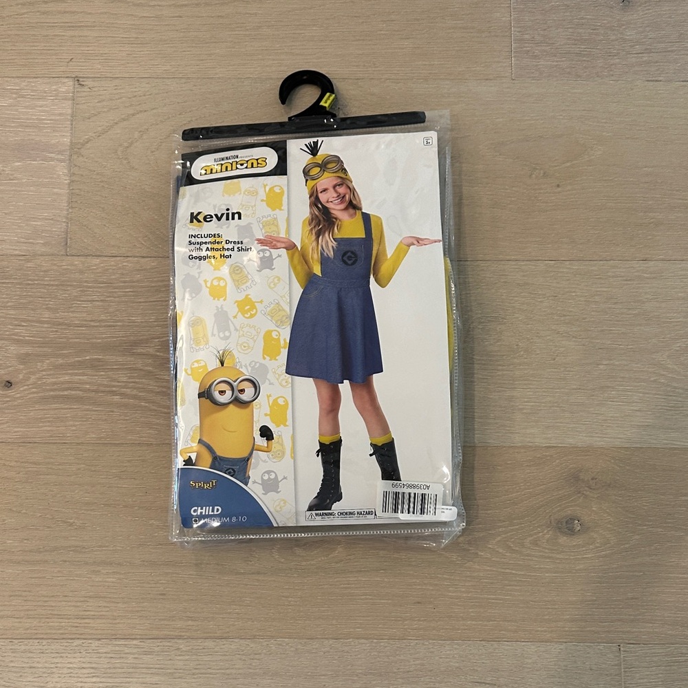Spirit Minions Kevin Costume for Kids - Blue and Yellow